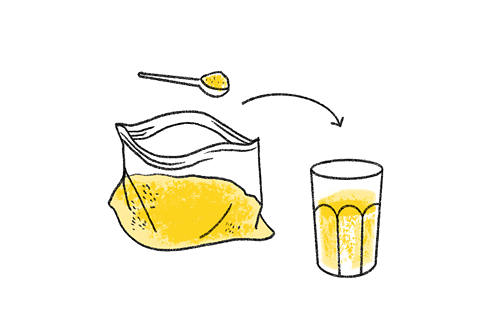 Granulate illustration