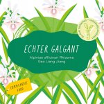 Echter Galgant Etikett