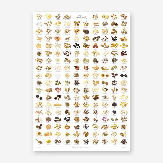 Kräuter der TCM – Plakat von Complemedis