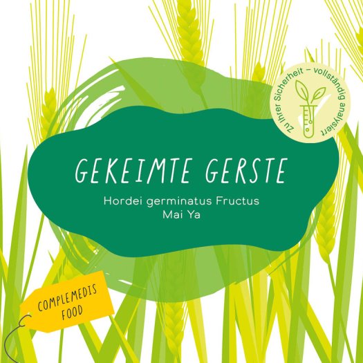 Gekeimte Gerste Etikett