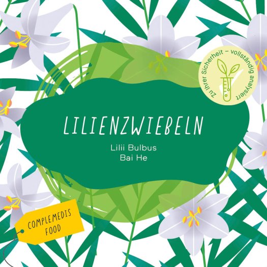 Lilienzwiebeln Etikett