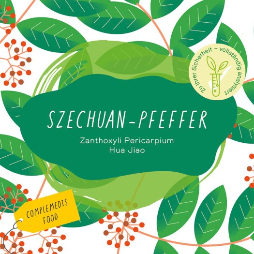 Szechuan Pfeffer Etikett