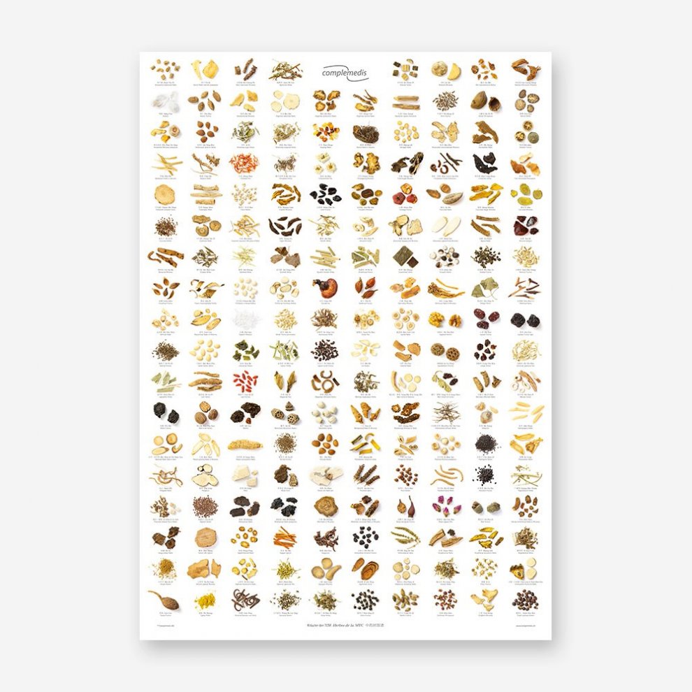 Kräuter der TCM – Plakat von Complemedis